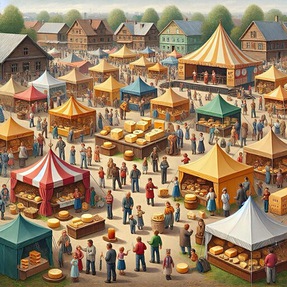 Конаково. Сырный фестиваль на берегу Волги