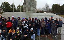 Фотоотчёт:ученики 10 школы побывали 8 апреля  - Пермиловская высота + г. Дмитров