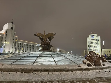 Новый год в Беларуси. Минск - Сула