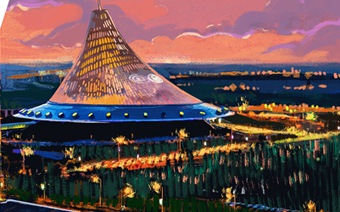 Автобусом в Казахстан: следуй за золотым орлом